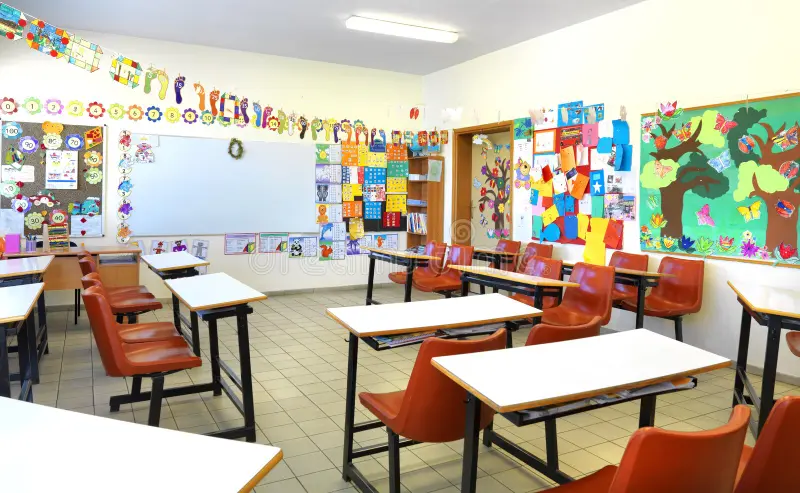 Indian School Classroom - Holy Wisdom International School